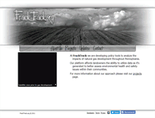 Tablet Screenshot of fracktrack.org